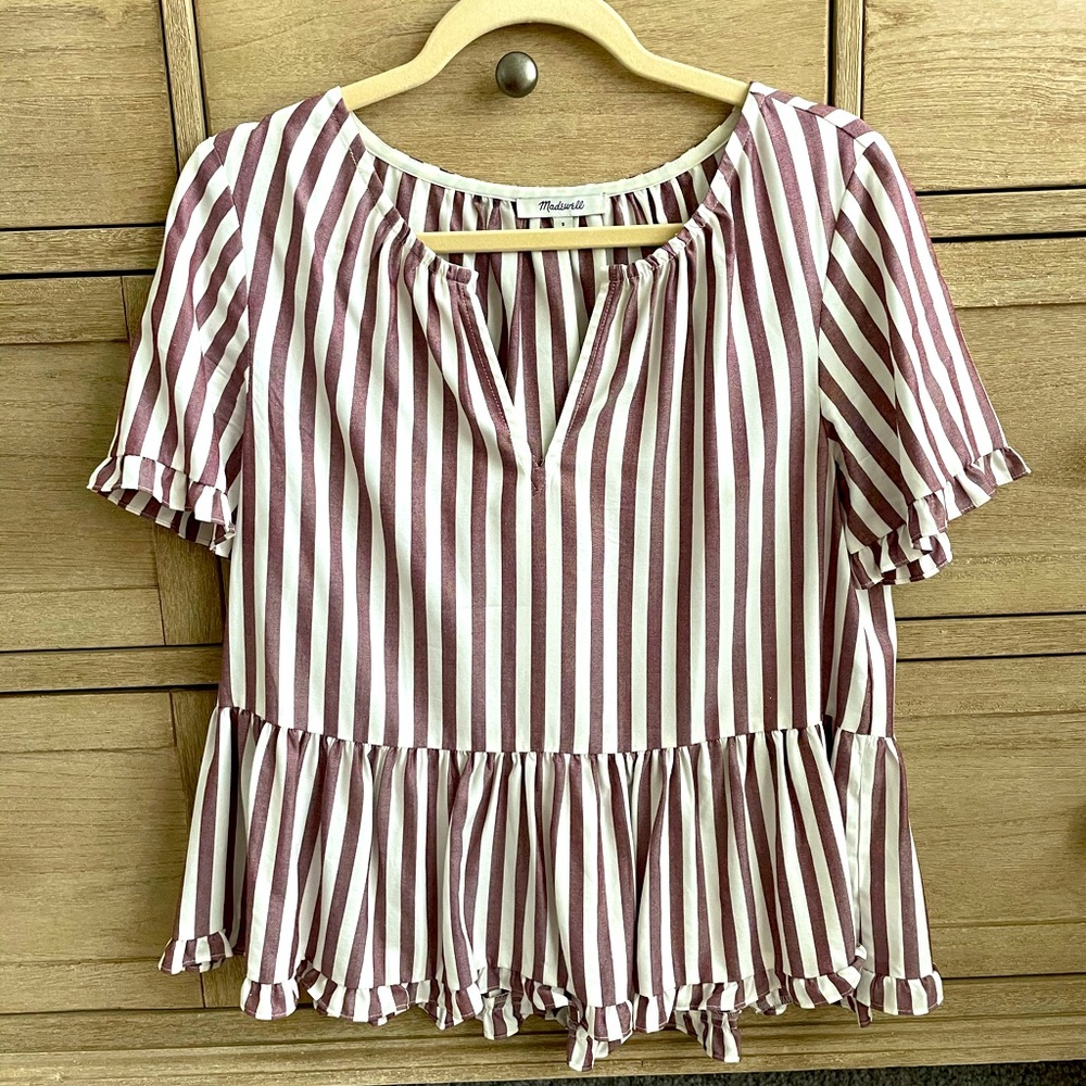 Madewell Ruffle Hem Top